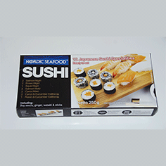 Sushi boks 12 stk *klar til brug* incl. bestik+dip