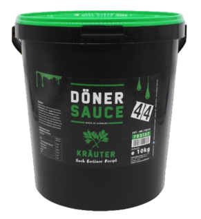 DØNERSAUCE KRÄUTER GRØN, 10 kg