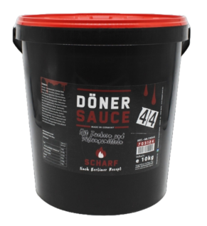 DØNERSAUCE SCHARF RØD, 10 kg