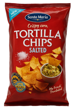 SM TORTILLA CHIPS SALT, 475g