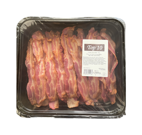 TOP 10 BACON STEGT CRISPY, 500g