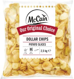 MC DOLLAR CHIPS/SLICED, 4x2,5kg