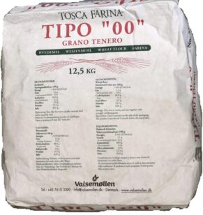 TOSCA FARINA TIPO 00, 12,5kg VALSEMØLLEN