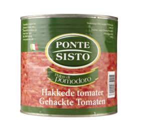 HAKKEDE TOMATER, 2,5 kg  PS IMPORT