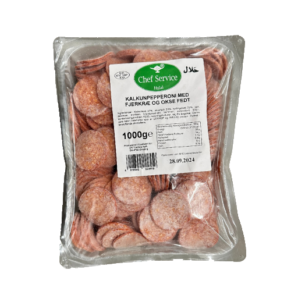 KALKUN PEPPERONI TOPPING "CHEF", 1kg
