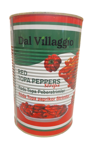 PAPRIKA RØD STRIMLER 4,1kg DAL VILLAGGIO