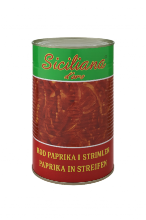 PAPRIKA STRIMLER SICILIANA,  4,1kg